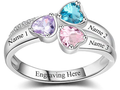 Personalized Sterling Silver Rings