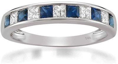La4ve 14K Diamond & Sapphire Ring