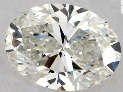  1.00 Carat oval diamond H ColorVS2 Clarity