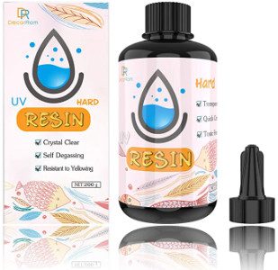 DecorRom Crystal Clear Hard Glue UV Curing Resin