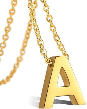 Tarsus Gold Plated Initial Necklace