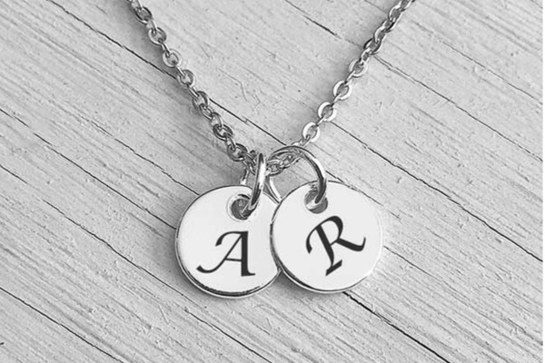 necklace with initial