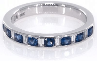 James Allen 18K Sapphire Ring