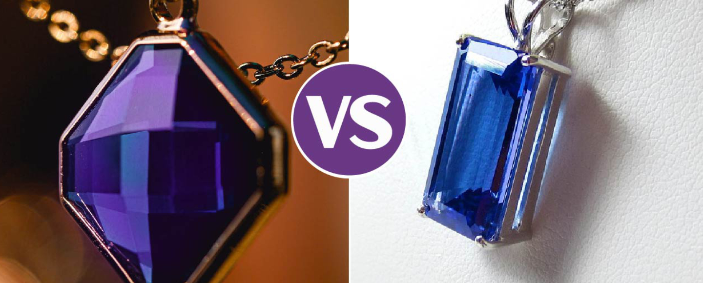 Amethyst vs Tanzanite – Blue and Purple Beauties