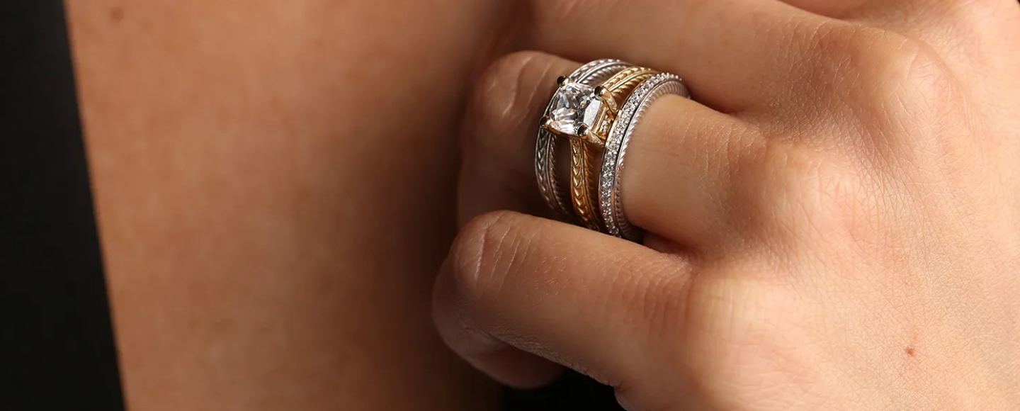 How to Stack Rings: Wearing Your Wedding Bling With Style